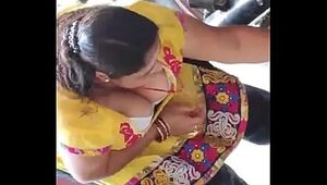 Hottest indian maid big boobs cleavage